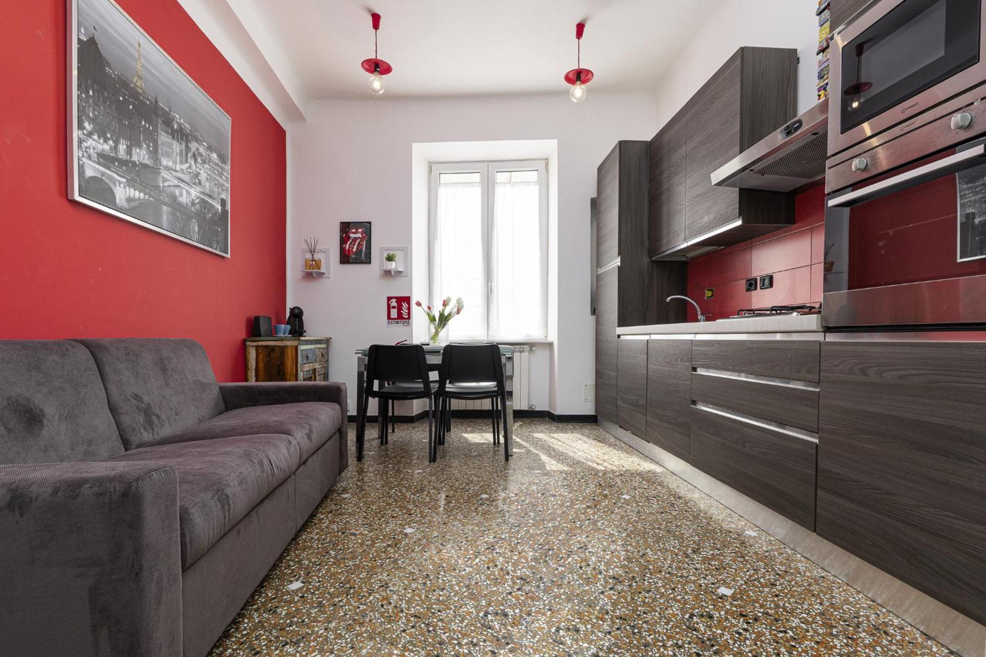 Appartamento Rosa Homes The Red - Centro Storico, Acquario, Porto Antico